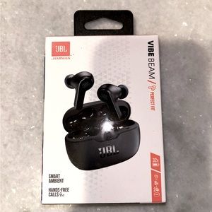 JBL - Vibe Beam True Wireless Earbuds - Black